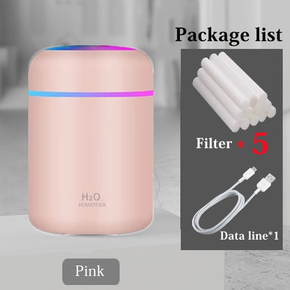 Portable 300ml Electric Air Humidifier Aroma Oil Diffuser
