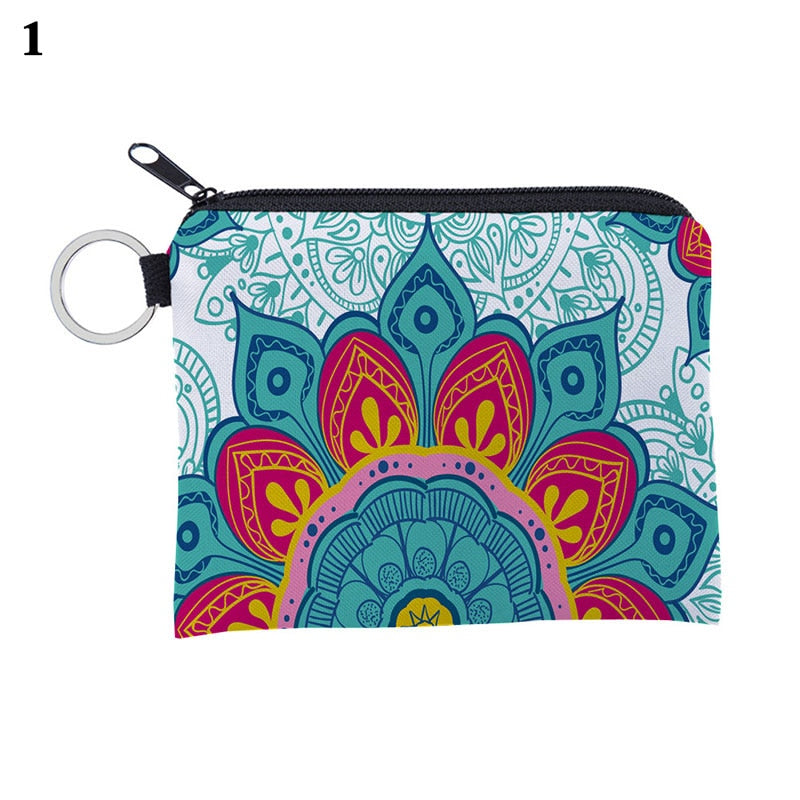 Boho Change Small Coin Purse Mini Wallet Coin Bag