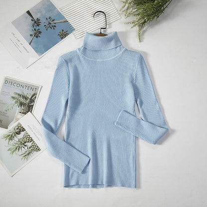 Women Sweaters 2021Autumn Winter Tops Korean Slim Women Pullover Knitted Sweater Jumper Soft Warm Pull Femme