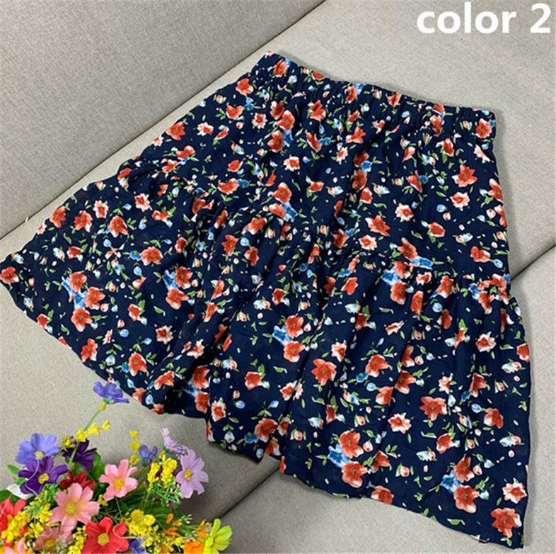 sweet Boho SPleated ruffled skirt