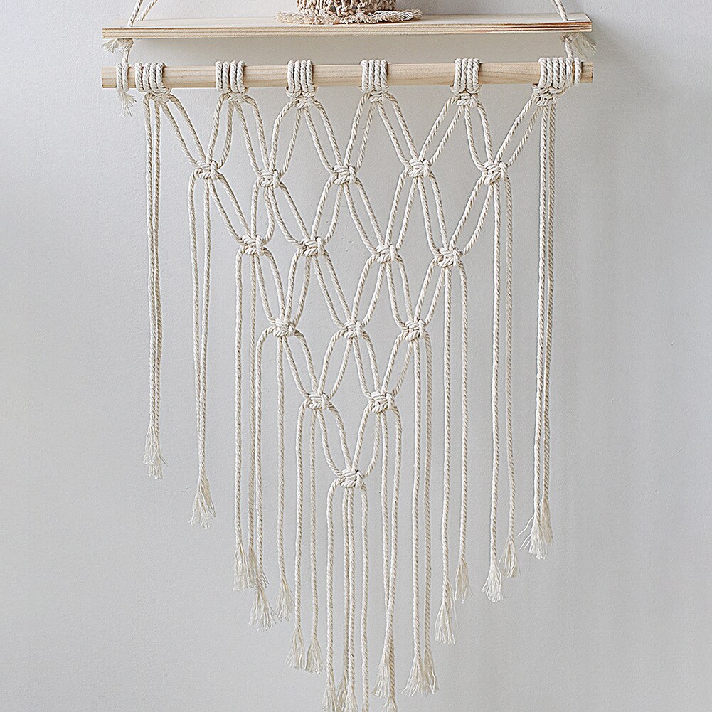 Macrame Shelves for Bedroom Boho Home Decor