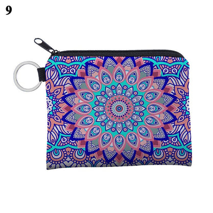 Boho Change Small Coin Purse Mini Wallet Coin Bag