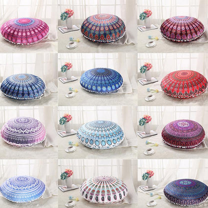 50 Colorful Mandala Floor Pillows Cushion