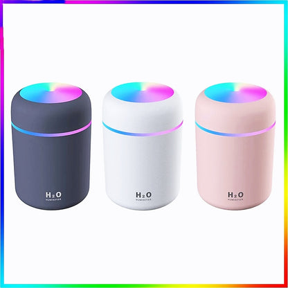 Portable 300ml Electric Air Humidifier Aroma Oil Diffuser