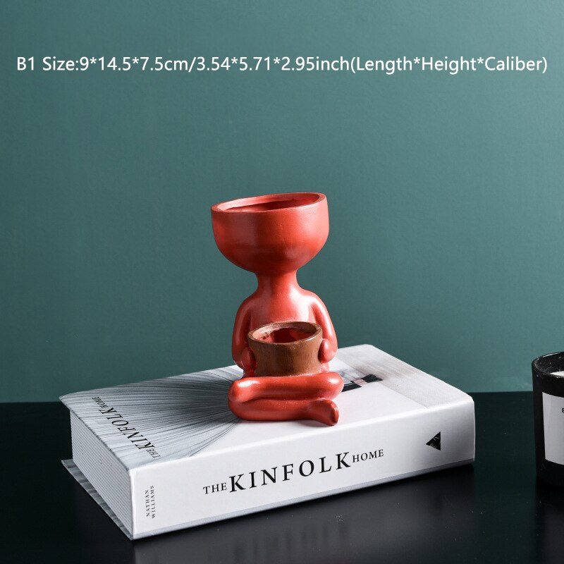 Character Portrait Flower Pot