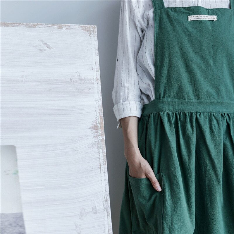 Boho Nordic Women Lady Skirt like apron