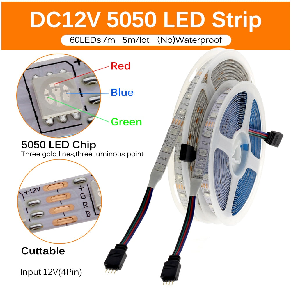 New Arrivals LED Strip 20ft Single Color Waterproof