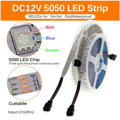 New Arrivals LED Strip 20ft Single Color Waterproof