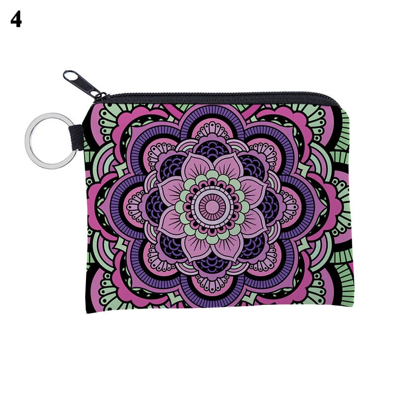 Boho Change Small Coin Purse Mini Wallet Coin Bag