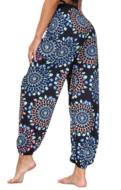 Print Boho Yoga Pants
