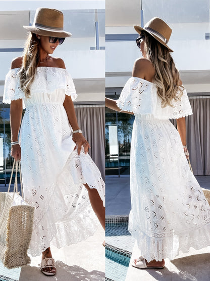 Chic and Elegant White Bohemia Dress