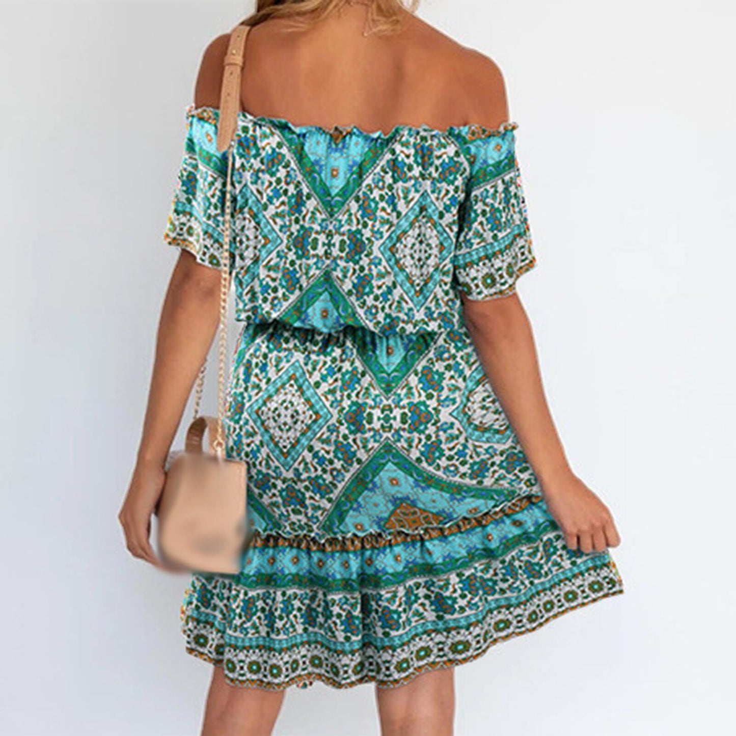 Boho Off shoulder dress