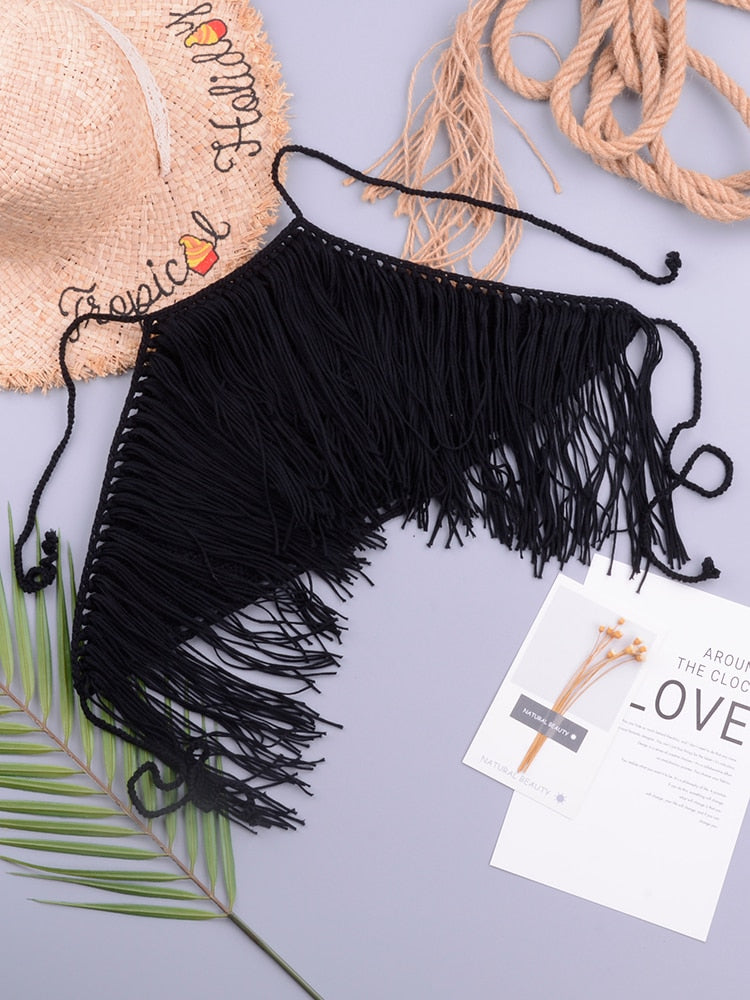 Swimsuit Crochet Knitted Tunic Beach Top