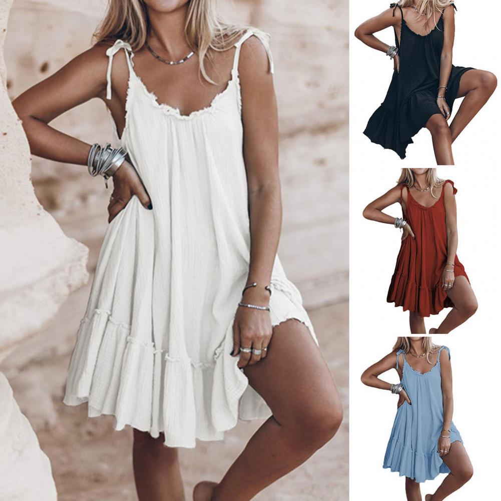Summer Sexy Sling Backless Dress