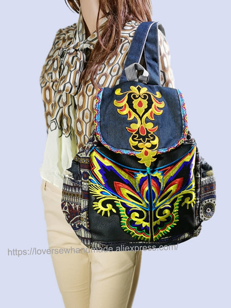 Tribal Vintage Boho Packpack