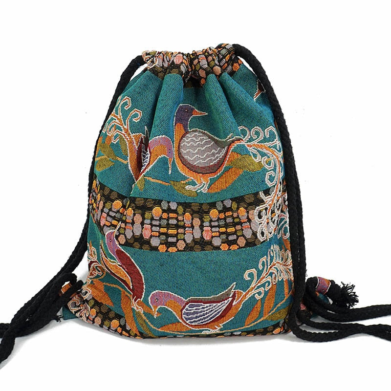 Fabric Backpack Gypsy Bohemian Boho backpack