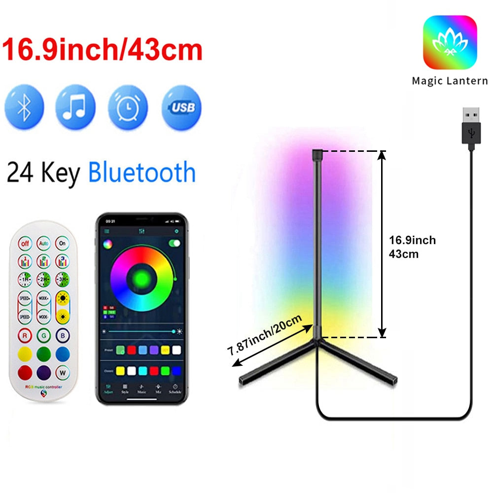 Living Room Corner Floor Lamp Mood Light