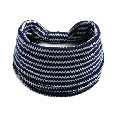 Boho Flower Print Wide Headbands Vintage