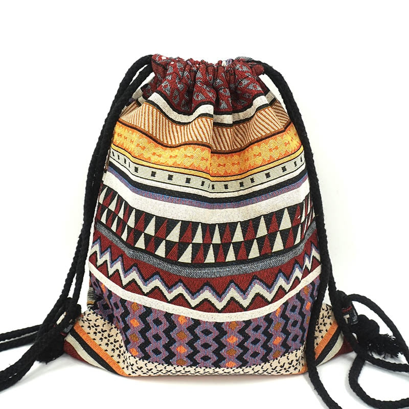Fabric Backpack Gypsy Bohemian Boho backpack