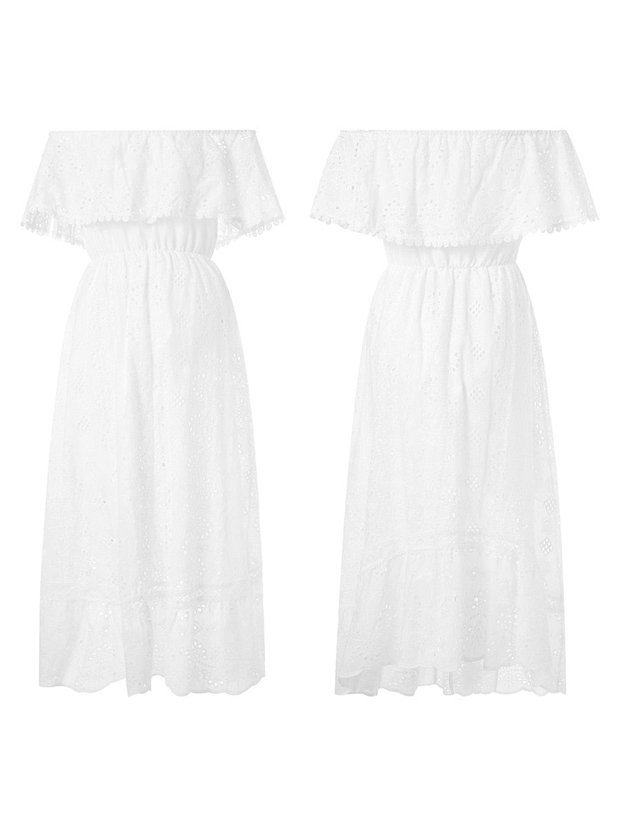 Chic and Elegant White Bohemia Dress