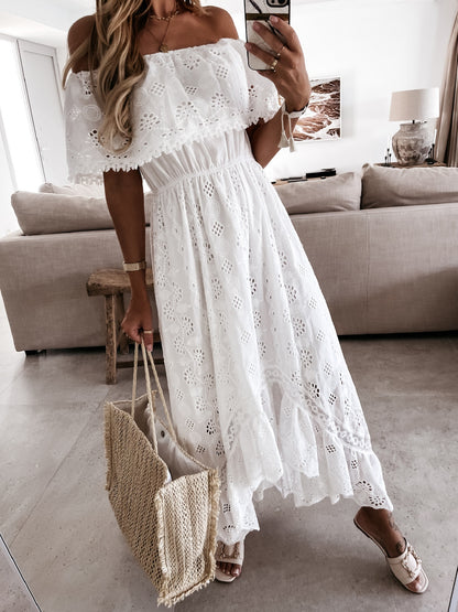 Chic and Elegant White Bohemia Dress