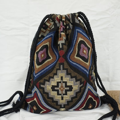 Fabric Backpack Gypsy Bohemian Boho backpack